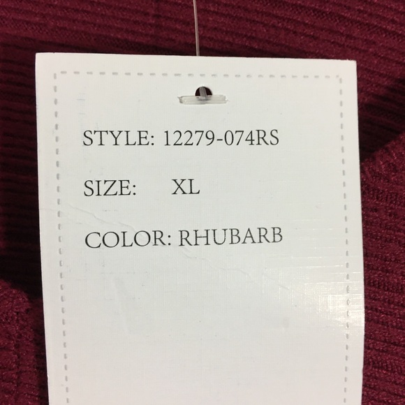 Liquid by Sioni Womens Sweater Size XL Red - Picture 6 of 7